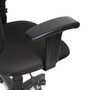 Alera Essentia Series Swivel Task Chair with Adjustable Arms, Supports up to 275 lbs, Black Seat/Black Back, Black Base View Product Image