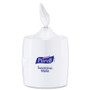 PURELL Hand Sanitizer Wipes Wall Mount Dispenser, 1200/1500 Wipe Capacity, 13.3 x 11 x 10.88, White View Product Image