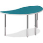 HON Build Wisp Shape Table Top, 54w x 30d, Blue Agave View Product Image