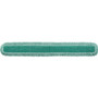 Rubbermaid Commercial HYGEN HYGEN Dust Mop Heads With Fringe, Green, 60 in., Microfiber, Cut-End View Product Image