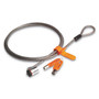 Kensington Laptop Computer Microsaver Security Cable w/Lock, White Cable, Two Keys View Product Image