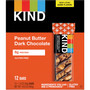 KIND Plus Nutrition Boost Bar, Peanut Butter Dark Chocolate/Protein, 1.4 oz, 12/Box View Product Image