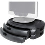 Kantek LCD Monitor Stand with 2 Drawers, 18 x 12 1/2 x 5, Black View Product Image