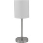 Ledu Slim Line Lamp Set, Table 12 5/8" High and Floor 61.5" High, 12"; 6"w x 61.5"; 12.63"h, Silver View Product Image