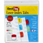 Redi-Tag Inkjet Printable Index Tabs, 1/5-Cut Tabs, Assorted Colors, 1.13" Wide, 375/Pack View Product Image