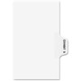 Avery-Style Preprinted Legal Side Tab Divider, Exhibit S, Letter, White, 25/Pack, (1389) View Product Image