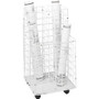 Safco Wire Roll Files, 4 Compartments, 16.25w x 16.5d x 30.5h, White View Product Image