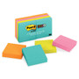 Post-it Notes Super Sticky Pads in Miami Colors, 2 x 2, 90/Pad, 8 Pads/Pack View Product Image