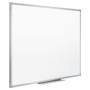 Mead Dry-Erase Board, Melamine Surface, 48 x 36, Silver Aluminum Frame View Product Image