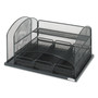 Safco Three Drawer Organizer, Steel, 16 x 11 1/2 x 8 1/4, Black View Product Image