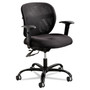 Safco Vue Intensive-Use Mesh Task Chair, Supports up to 500 lbs., Black Seat/Black Back, Black Base SAF3397BL View Product Image