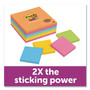 Post-it Notes Super Sticky Pads in Rio de Janeiro Colors, 3 x 3, 90-Sheet Pads, 24/Pack View Product Image