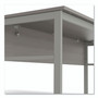 Linea Italia Urban Desk Workstation, 59w x 59d x 29.5h, Ash View Product Image