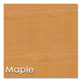 Linea Italia Study Carrell, 23.5w x 33d x 48.25h, Maple View Product Image