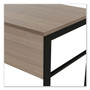 Linea Italia Urban Desk Workstation, 47.25w x 23.75d x 29.5h, Natural Walnut View Product Image