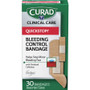 Curad QuickStop Flex Fabric Bandages, Assorted, 30/Box View Product Image