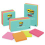 Post-it Notes Super Sticky Pads in Miami Colors, 4 x 6, 90/Pad, 3 Pads/Pack View Product Image