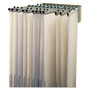 Safco Sheet File Pivot Wall Rack, 12 Hanging Clamps, 24w x 14.75d x 9.75h, Sand View Product Image