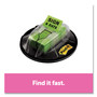 Post-it Flags Page Flags in Dispenser, "Sign & Date", Bright Green, 200 Flags/Dispenser View Product Image