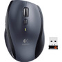 Logitech M705 Marathon Wireless Laser Mouse, 2.4 GHz Frequency/30 ft Wireless Range, Right Hand Use, Black View Product Image