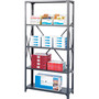 Safco Commercial Steel Shelving Unit, Five-Shelf, 36w x 18d x 75h, Dark Gray View Product Image