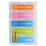 Post-it Flags Arrow Message 1/2" Page Flags, Five Assorted Bright Colors, 100/Pack View Product Image