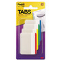 Post-it Tabs 2" and 3" Tabs, Lined, 1/5-Cut Tabs, Assorted Primary Colors, 2" Wide, 24/Pack View Product Image