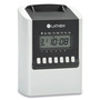 Lathem Time 700E Calculating Time Clock, White View Product Image