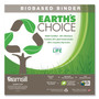 Samsill Earth's Choice Round Ring Reference Binder, 3 Rings, 3" Capacity, 11 x 8.5, Black View Product Image