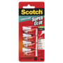 Scotch Single Use Super Glue No-Run Gel, 0.02 oz, Dries Clear, 4/Pack View Product Image