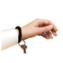 SteelMaster Wrist Coil with Key Ring, Black View Product Image