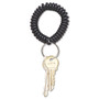 SteelMaster Wrist Coil with Key Ring, Black View Product Image