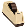 Scotch Heavy-Duty Weighted Desktop Tape Dispenser, 3" Core, Plastic, Putty/Brown View Product Image