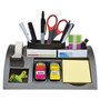 Post-it Notes Dispenser with Weighted Base, Plastic, 10 1/4" x 6 3/4" x 2 3/4", Black View Product Image