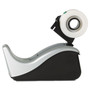 Scotch Value Desktop Tape Dispenser, Attached 1" Core, Black/Silver View Product Image