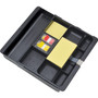 Post-it Recycled Plastic Desk Drawer Organizer Tray, Plastic, Black View Product Image