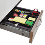 Post-it Recycled Plastic Desk Drawer Organizer Tray, Plastic, Black View Product Image