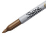 Sharpie Metallic Fine Point Permanent Markers, Bullet Tip, Gold, Dozen View Product Image
