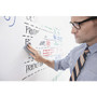 Post-it Dry Erase Surface with Adhesive Backing, 96" x 48", White View Product Image