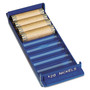 MMF Industries Porta-Count System Rolled Coin Plastic Storage Tray, Blue View Product Image