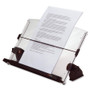 3M In-Line Adjustable Desktop Copyholder, Plastic, 150 Sheet Capacity, Black/Clear View Product Image