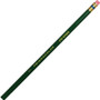 Prismacolor Col-Erase Pencil with Eraser, 0.7 mm, 2B (#1), Green Lead, Green Barrel, Dozen View Product Image