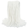 Boardwalk Cut-End Wet Mop Head, Rayon, No. 20, White, 12/Carton View Product Image