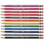 Prismacolor Col-Erase Pencil with Eraser, 0.7 mm, 2B (#1), Assorted Lead/Barrel Colors, Dozen View Product Image