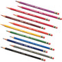 Prismacolor Col-Erase Pencil with Eraser, 0.7 mm, 2B (#1), Assorted Lead/Barrel Colors, 24/Pack View Product Image