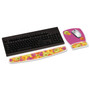 3M Fun Design Clear Gel Mouse Pad Wrist Rest, 6 4/5 x 8 3/5 x 3/4, Daisy Design View Product Image