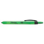 Sharpie Retractable Highlighters, Chisel Tip, Fluorescent Green, Dozen View Product Image
