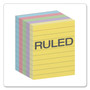 Oxford Ruled Mini Index Cards, 3 x 2 1/2, Assorted, 200/Pack View Product Image