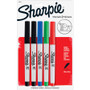 Sharpie Ultra Fine Tip Permanent Marker, Extra-Fine Needle Tip, Assorted Colors, 5/Set View Product Image