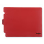 Pendaflex Colored Poly Out Guides with Center Tab, 1/3-Cut End Tab, Out, 8.5 x 11, Red, 50/Box View Product Image